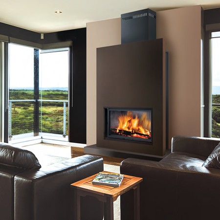 Cheminée insert brisach : panoramic xl Cheminée désign Insert