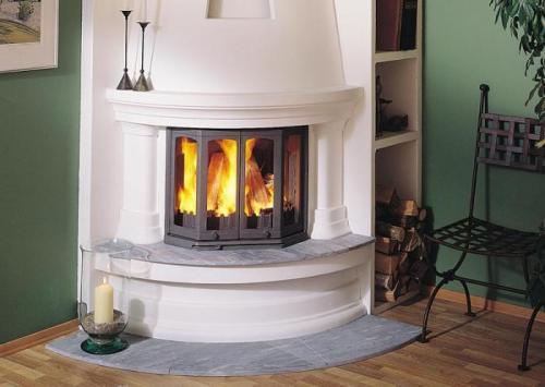 image Cheminée à foyer fermé 2300gla de Dovre