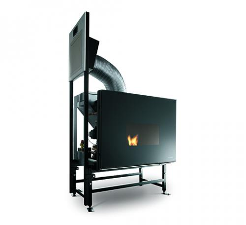 image Cheminée Insert Ecofire idro 12 de Palazzetti