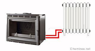 Insert de chambre de combustion d'origine VW pour chauffage